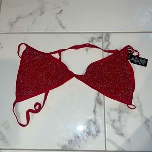 One Size fits as a M/L Red Top